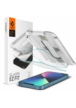 Folie pentru iPhone 13 / 13 Pro / iPhone 14 (set 2) - Spigen Glas.tR EZ FIT - Clear