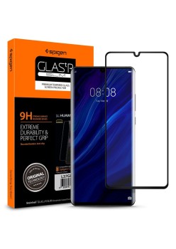 Folie pentru Huawei P30 Pro / P30 Pro New Edition - Spigen Glas.tR Slim - Black