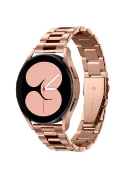 Curea pentru Samsung Galaxy Watch 4/5/Active 2, Huawei Watch GT 3 (42mm)/GT 3 Pro (43mm) - Spigen Modern Fit 20mm - Rose Gold