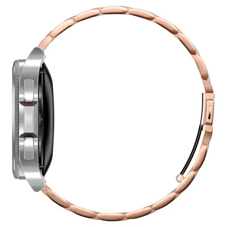 Curea pentru Samsung Galaxy Watch 4/5/Active 2, Huawei Watch GT 3 (42mm)/GT 3 Pro (43mm) - Spigen Modern Fit 20mm - Rose Gold