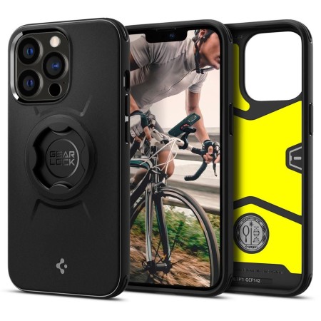 Husa pentru iPhone 13 Pro - Spigen Gearlock Bike Mount (GCF142) - Black