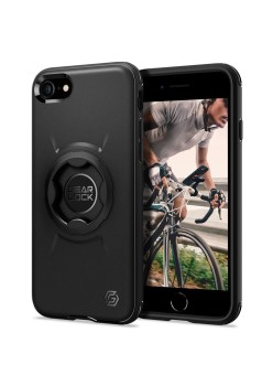 Husa pentru iPhone 7 / 8 / SE 2, SE 2020 / SE 3, SE 2022 - Spigen Gearlock Bike Mount (GCF121) - Black