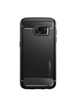 Husa pentru Samsung Galaxy S7 - Spigen Rugged Armor - Black