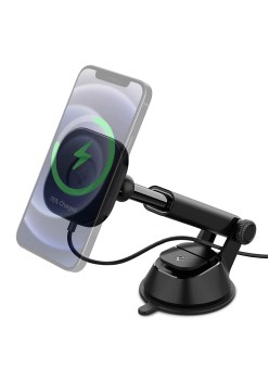 Suport Auto Bord / Parbriz cu Incarcare Wireless 35W - Spigen (ITS35W) - Black