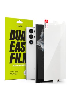 Folie pentru Samsung Galaxy S22 Ultra 5G (set 2) - Ringke Dual Easy Full - Clear