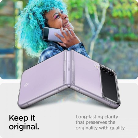 Husa pentru Samsung Galaxy Z Flip3 5G - Spigen Air Skin - Clear