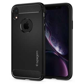 Husa pentru iPhone XR - Spigen Rugged Armor - Black
