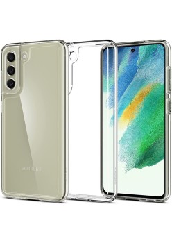 Husa pentru Samsung Galaxy S21 FE 5G - Spigen Ultra Hybrid - Crystal Clear