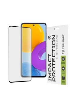 Folie pentru Samsung Galaxy M52 5G - Techsuit 111D Full Cover / Full Glue Glass - Black
