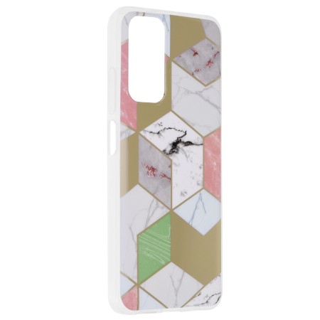 Husa pentru Xiaomi Redmi Note 11 / Note 11S - Techsuit Marble Series - Purple Hex