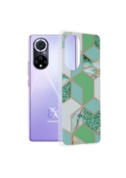 Husa pentru Huawei nova 9 / Honor 50 - Techsuit Marble Series - Green Hex