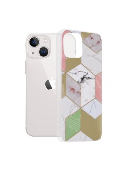 Husa pentru iPhone 13 mini - Techsuit Marble Series - Purple Hex