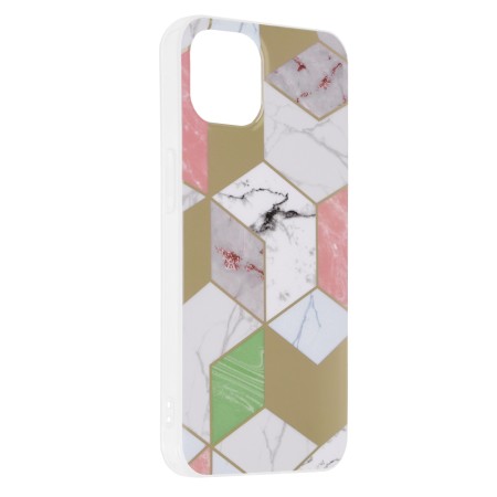 Husa pentru iPhone 13 - Techsuit Marble Series - Purple Hex