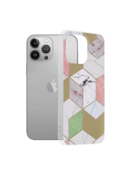 Husa pentru iPhone 13 Pro - Techsuit Marble Series - Purple Hex