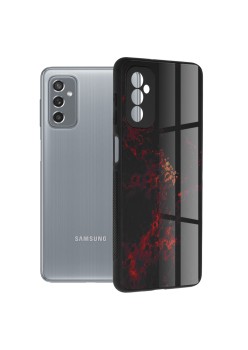 Husa pentru Galaxy M52 5G - Techsuit Glaze Series - Red Nebula