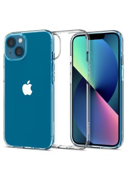 Husa pentru iPhone 13 Mini - Spigen Liquid Crystal - Clear