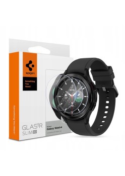 Folie pentru Samsung Galaxy Watch4 Classic 42mm (set 3) - Spigen Glas.tR Slim - Clear
