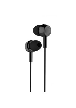 Casti Audio Jack cu Microfon, 1.2m - USAMS (EP-12) - Black