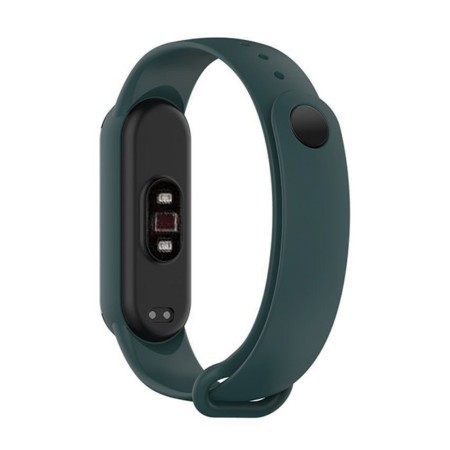 Curea pentru Xiaomi Mi Band 5 / 5 NFC / 6 / 6 NFC / Amazfit Band 5 - Techsuit Watchband (W013) - Dark Green