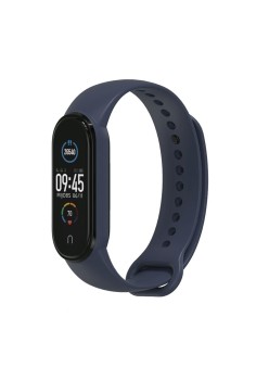 Curea pentru Xiaomi Mi Band 5 / 5 NFC / 6 / 6 NFC / Amazfit Band 5 - Techsuit Watchband (W013) - Dark Blue