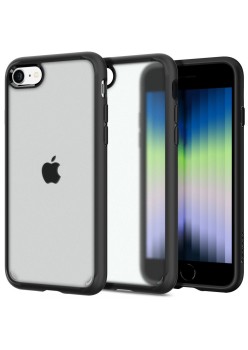Husa pentru iPhone 7 / 8 / SE 2 / SE 2020 / SE 2022 - Spigen Ultra Hybrid - Frost Black