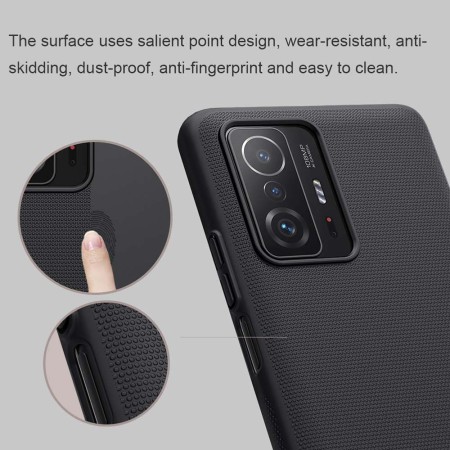 Husa pentru Xiaomi 11T / 11T Pro - Nillkin Super Frosted Shield - Blue