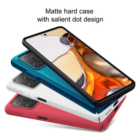 Husa pentru Xiaomi 11T / 11T Pro - Nillkin Super Frosted Shield - Blue