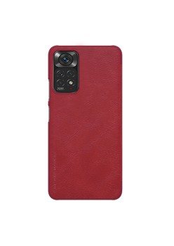 Husa pentru Xiaomi Redmi Note 11 / Note 11S - Nillkin QIN Leather Case - Red