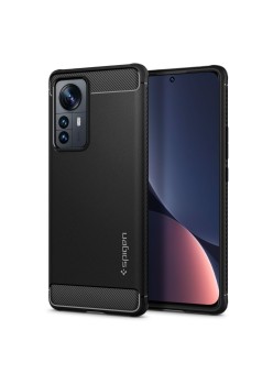 Husa pentru Xiaomi 12 Pro - Spigen Rugged Armor - Black