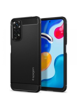 Husa pentru Xiaomi Redmi Note 11 / Note 11S - Spigen Rugged Armor - Black