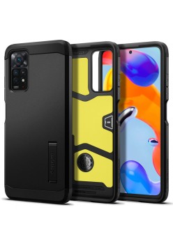 Husa pentru Xiaomi Redmi Note 11 Pro 4G / Note 11 Pro 5G - Spigen Tough Armor - Black