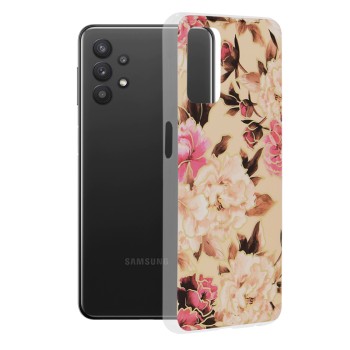 Husa pentru Samsung Galaxy A32 5G - Techsuit Marble Series - Mary Berry Nude