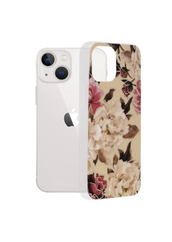 Husa pentru iPhone 13 mini - Techsuit Marble Series - Mary Berry Nude