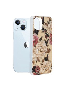 Husa pentru iPhone 13 - Techsuit Marble Series - Mary Berry Nude
