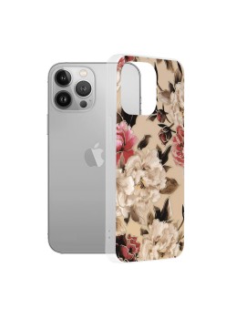 Husa pentru iPhone 13 Pro - Techsuit Marble Series - Mary Berry Nude