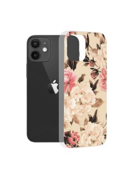 Husa pentru iPhone 12 / 12 Pro - Techsuit Marble Series - Mary Berry Nude