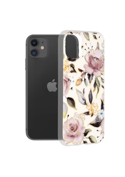 Husa pentru iPhone 11 - Techsuit Marble Series - Chloe White
