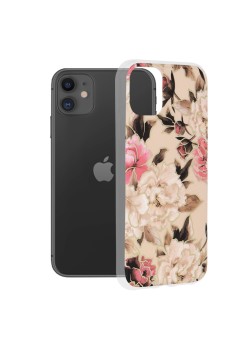 Husa pentru iPhone 11 - Techsuit Marble Series - Mary Berry Nude