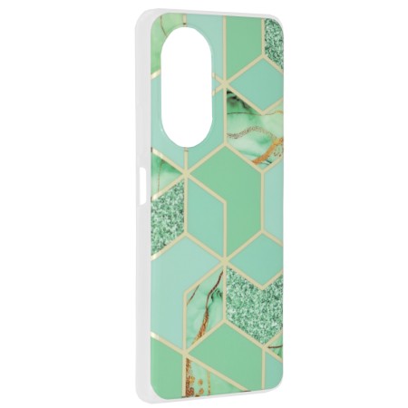 Husa pentru Huawei nova 9 SE - Techsuit Marble Series - Green Hex