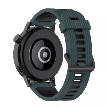 Curea pentru Samsung Galaxy Watch 4/5/Active 2, Huawei Watch GT 3 (42mm)/GT 3 Pro (43mm) - Techsuit Watchband 20mm (W002) - Green