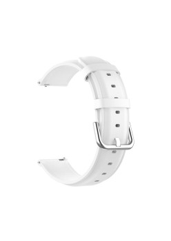 Curea pentru Samsung Galaxy Watch (46mm) / Gear S3, Huawei Watch GT / GT 2 / GT 2e / GT 2 Pro / GT 3 (46 mm) - Techsuit Watchband 22mm (W007) - White