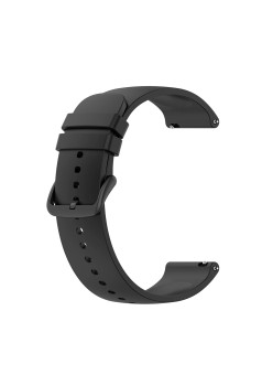 Curea pentru Samsung Galaxy Watch (46mm) / Gear S3, Huawei Watch GT / GT 2 / GT 2e / GT 2 Pro / GT 3 (46 mm) - Techsuit Watchband 22mm (W001) - Black