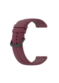 Curea pentru Samsung Galaxy Watch (46mm) / Gear S3, Huawei Watch GT / GT 2 / GT 2e / GT 2 Pro / GT 3 (46 mm) - Techsuit Watchband 22mm (W001) - Dark Red