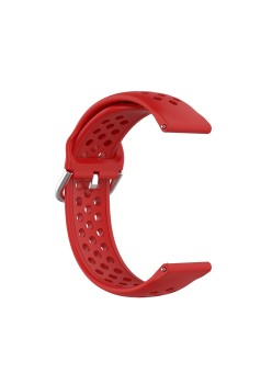 Curea pentru Samsung Galaxy Watch (46mm) / Gear S3, Huawei Watch GT / GT 2 / GT 2e / GT 2 Pro / GT 3 (46 mm) - Techsuit Watchband 22mm (W004) - Red