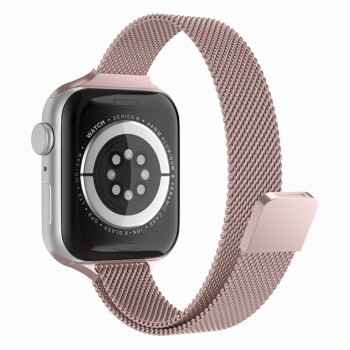 Curea pentru Apple Watch 1/2/3/4/5/6/7/8/9/SE/SE 2/Ultra/Ultra 2 (42/44/45/49mm) - Techsuit Watchband (W034) - Pink