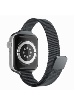Curea pentru Apple Watch 1/2/3/4/5/6/7/8/9/SE/SE 2 (38/40/41mm) - Techsuit Watchband (W034) - Black