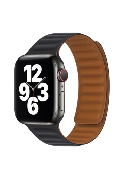 Curea pentru Apple Watch 1/2/3/4/5/6/7/8/9/SE/SE 2/Ultra/Ultra 2 (42/44/45/49mm) - Techsuit Watchband (W035) - Black