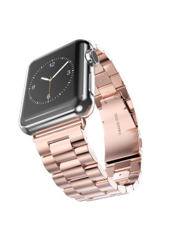 Curea pentru Apple Watch 1/2/3/4/5/6/7/8/9/SE/SE 2/Ultra/Ultra 2 (42/44/45/49mm) - Techsuit Watchband (W036) - Pink