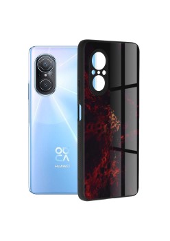Husa pentru Huawei nova 9 SE - Techsuit Glaze Series - Red Nebula