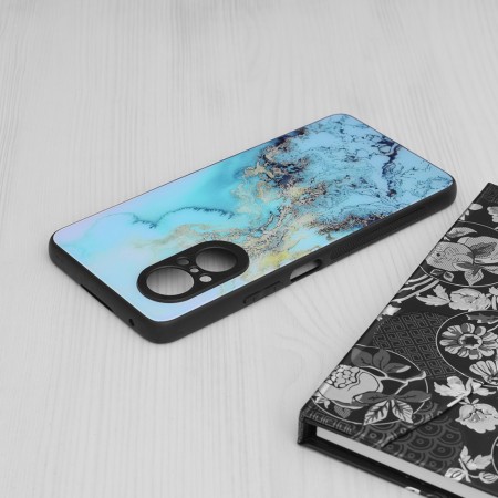Husa pentru Huawei nova 9 SE - Techsuit Glaze Series - Blue Ocean